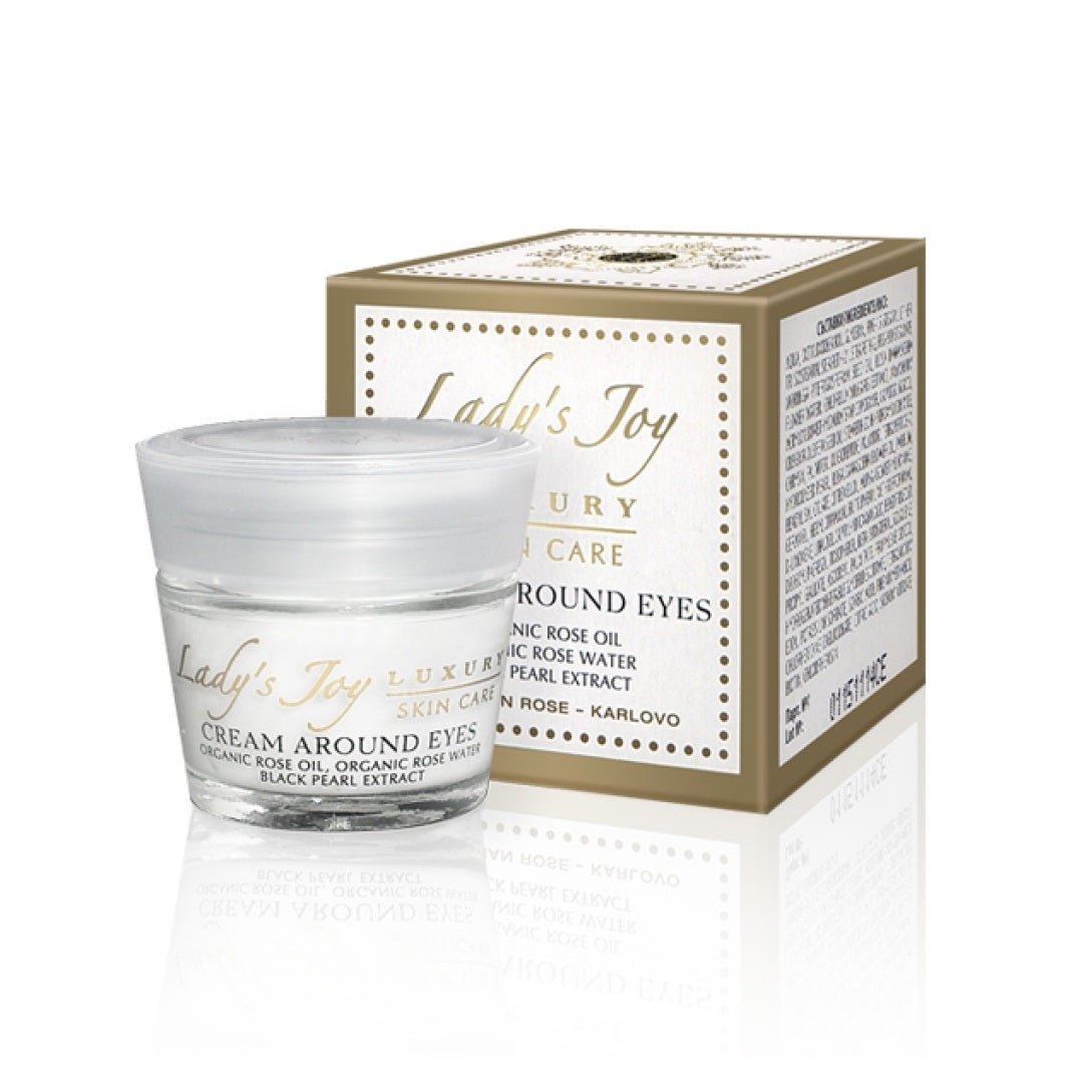 EYE CREAM WITH ORGANIC ROSE OIL AND ORGANIC ROSE WATER “LADY’S JOY LUXURY SKIN CARE" 15 ml